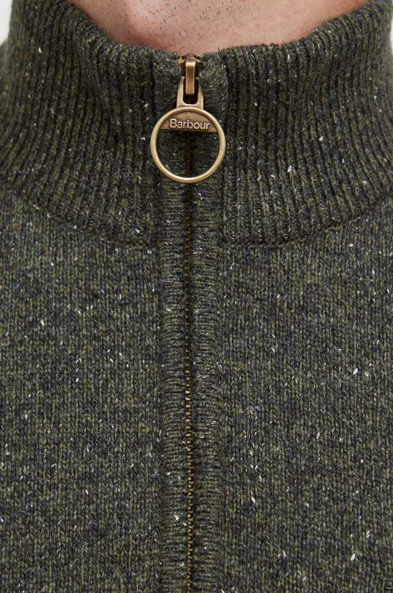 maglione in lana uomo Verde miniatura 4