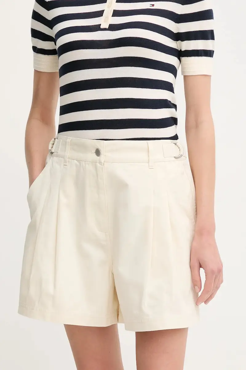 pantaloncini in cotone Cecile donna colore beige LST0019CR31