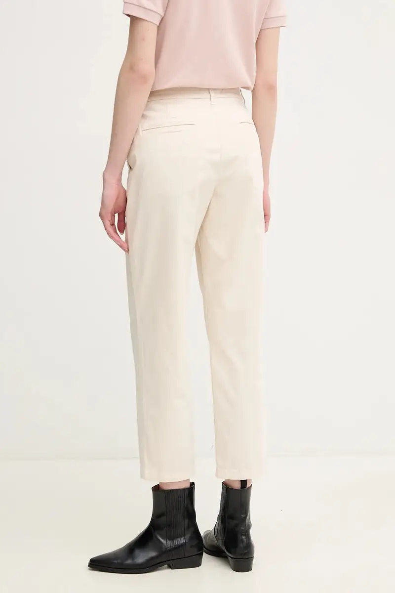 pantaloni donna colore beige LTR0388WH51 miniatura 3