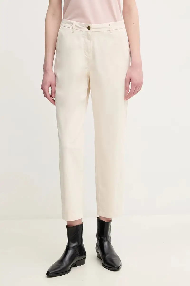 pantaloni donna colore beige LTR0388WH51