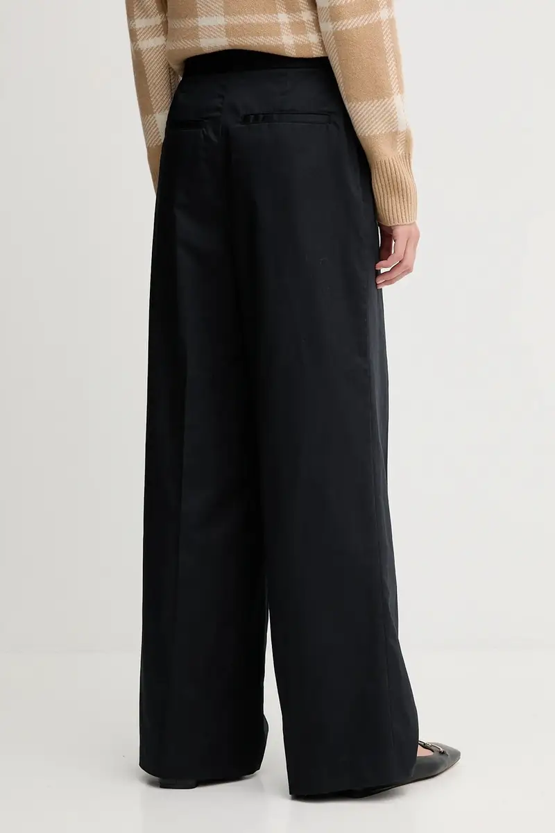 pantaloni in cotone COLLEEN Blu navy miniatura 3