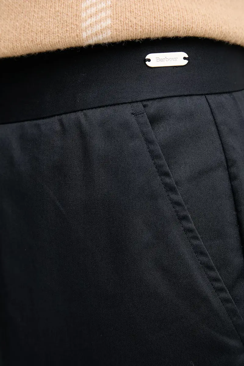 pantaloni in cotone COLLEEN Blu navy miniatura 4