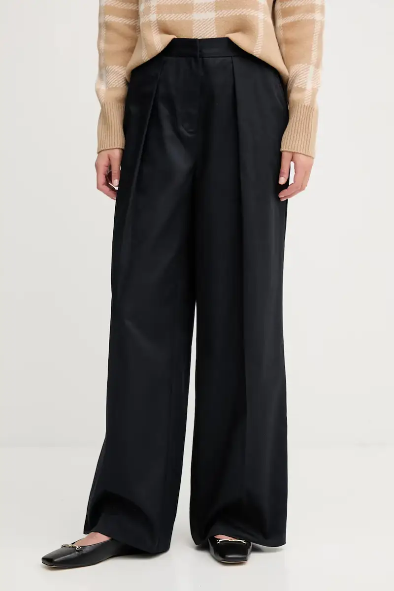 pantaloni in cotone COLLEEN Blu navy