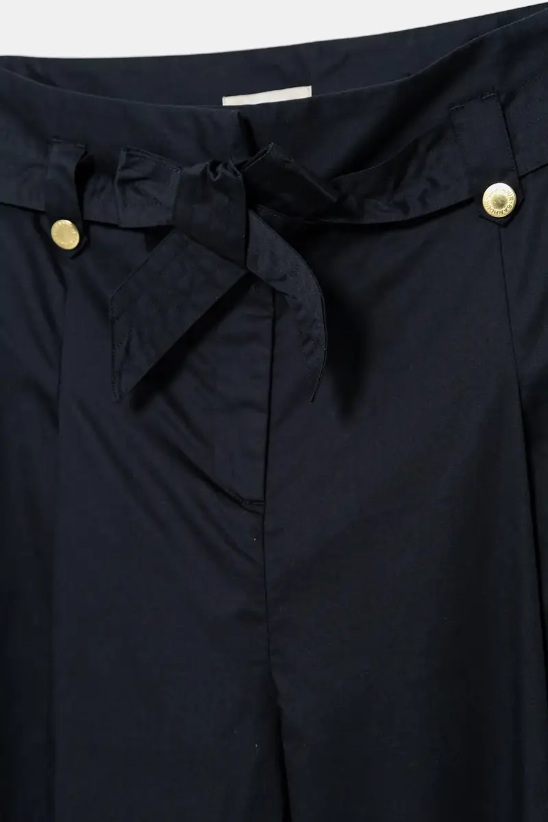 pantaloni in cotone Elsie donna colore blu navy LTR0385NY99 miniatura 3