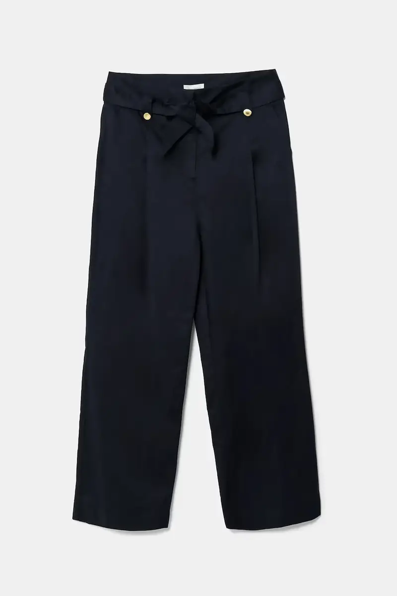 pantaloni in cotone Elsie donna colore blu navy LTR0385NY99