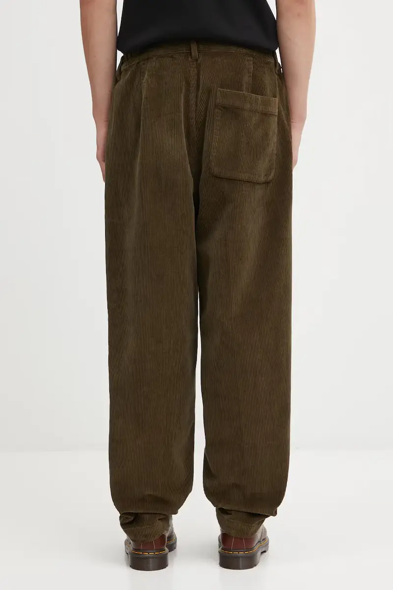 pantaloni in velluto a coste Elmbank OS Cord Trouser uomo colore verde MTR0789OL51 miniatura 3