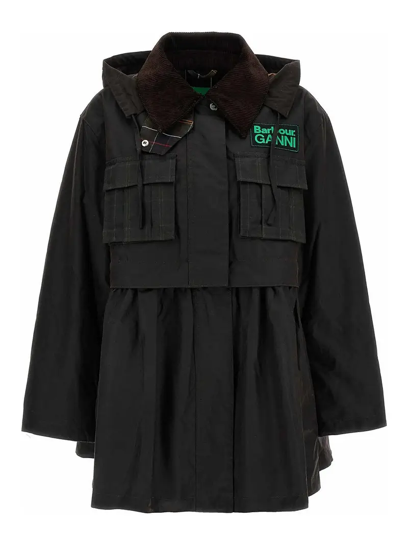 Parka X Ganni Marrone