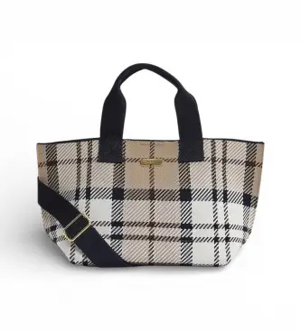 per donna LBA0518 Borsa Layla Mini Tartan Beige (OSFA), Casual, Poliestere