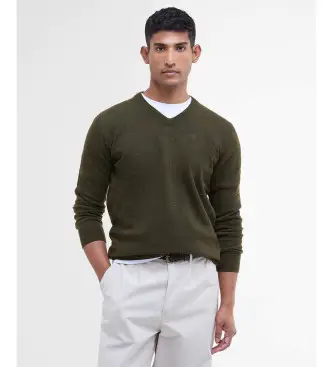 per uomo MKN0341 Maglia verde Essential V (XL), Casual, Lana