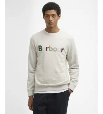 per uomo MOL0670 Felpa con logo in piquet beige (L), Casual, Cotone