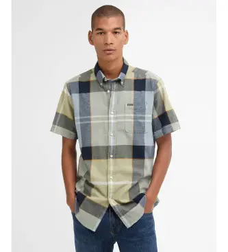 per uomo MSH5469 Camicia verde Doughhill (M), Casual, Cotone, Manica corta