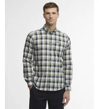 per uomo MSH5717 Camicia verde Harwood (M), Casual, Cotone, Manica lunga