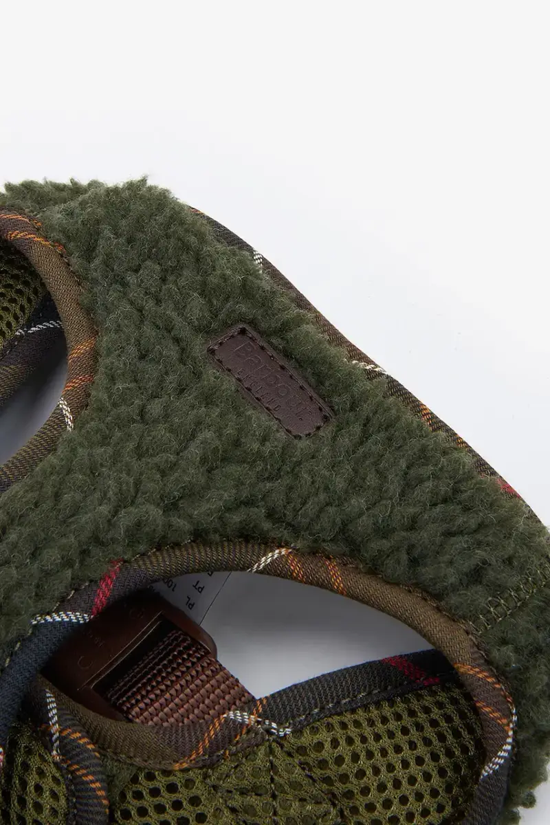 pettorina per cane Fleece Harness colore verde miniatura 4