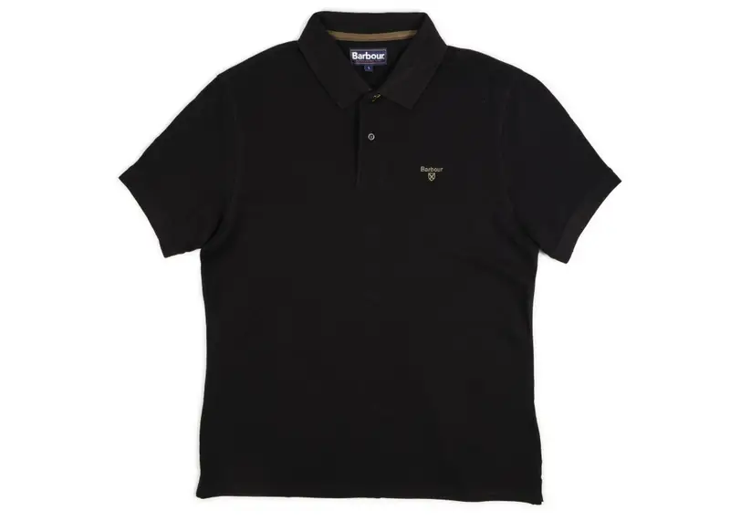 Barbour Polo Nero 4199501
