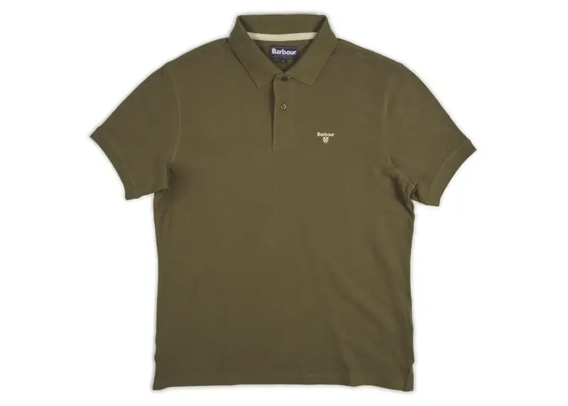 Barbour - Pique Sports Polo Mm MML1367 OL71 OLIV