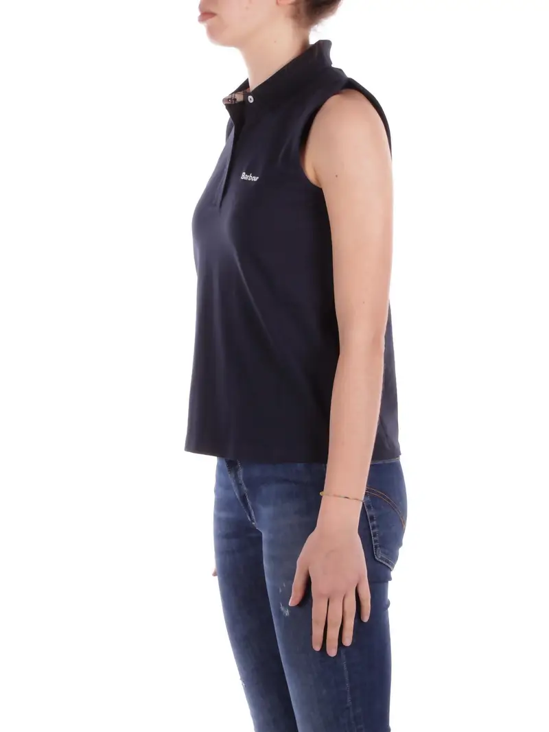 Barbour Polo Donna Blu 2953413 miniatura 2
