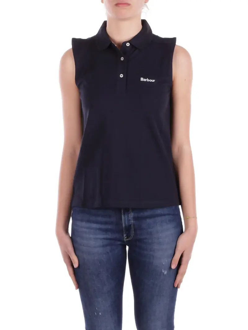 Barbour Polo Donna Blu 2953413