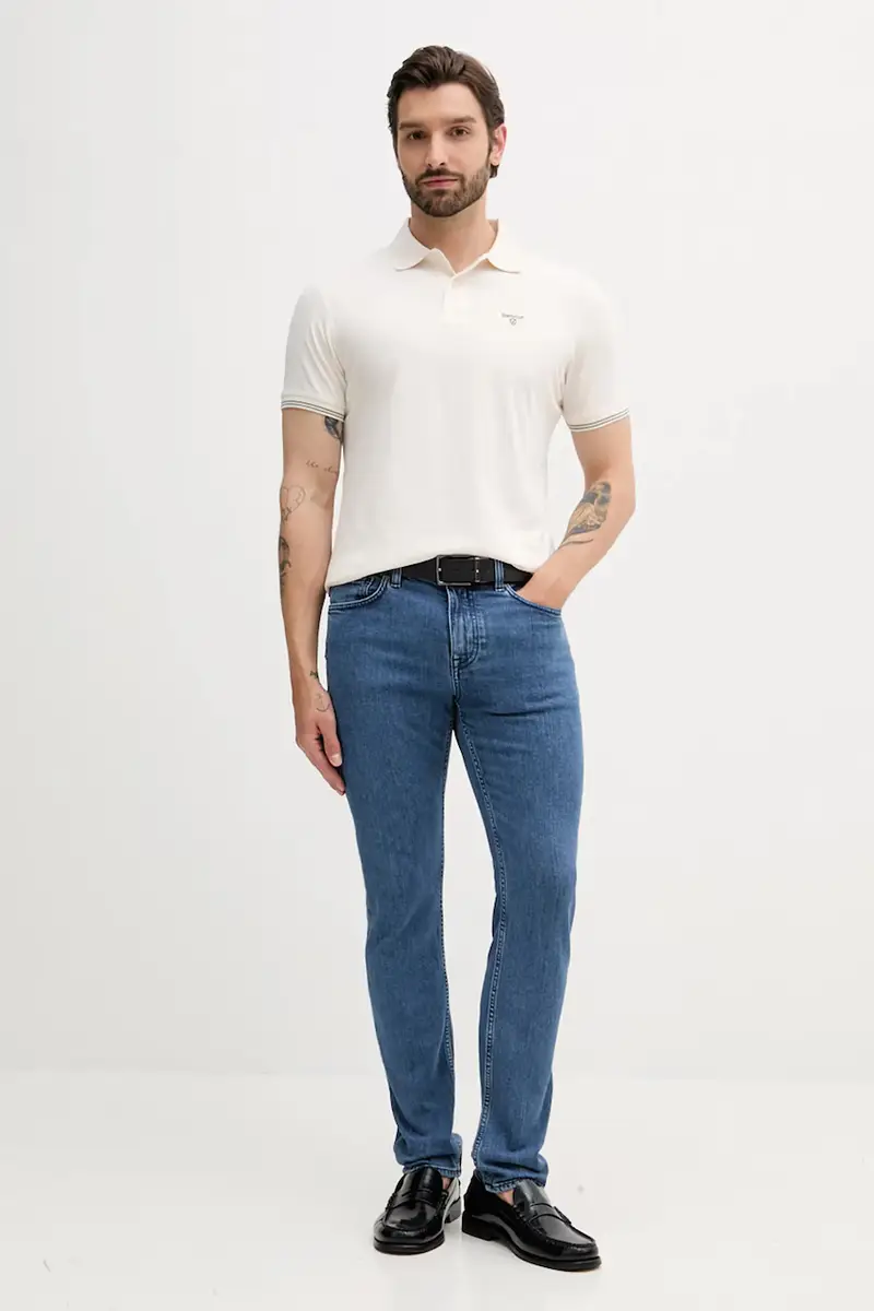 Barbour Polo Uomo Beige 3571964 miniatura 2