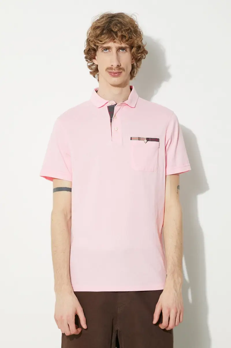 polo in cotone Corpatch Polo colore rosa MML1071