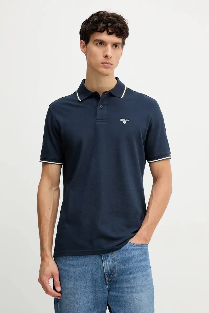 Barbour Polo Uomo Blu 3594567