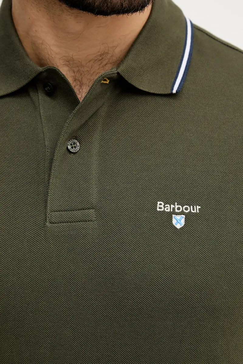 Barbour Polo Uomo Verde 3669683 miniatura 5