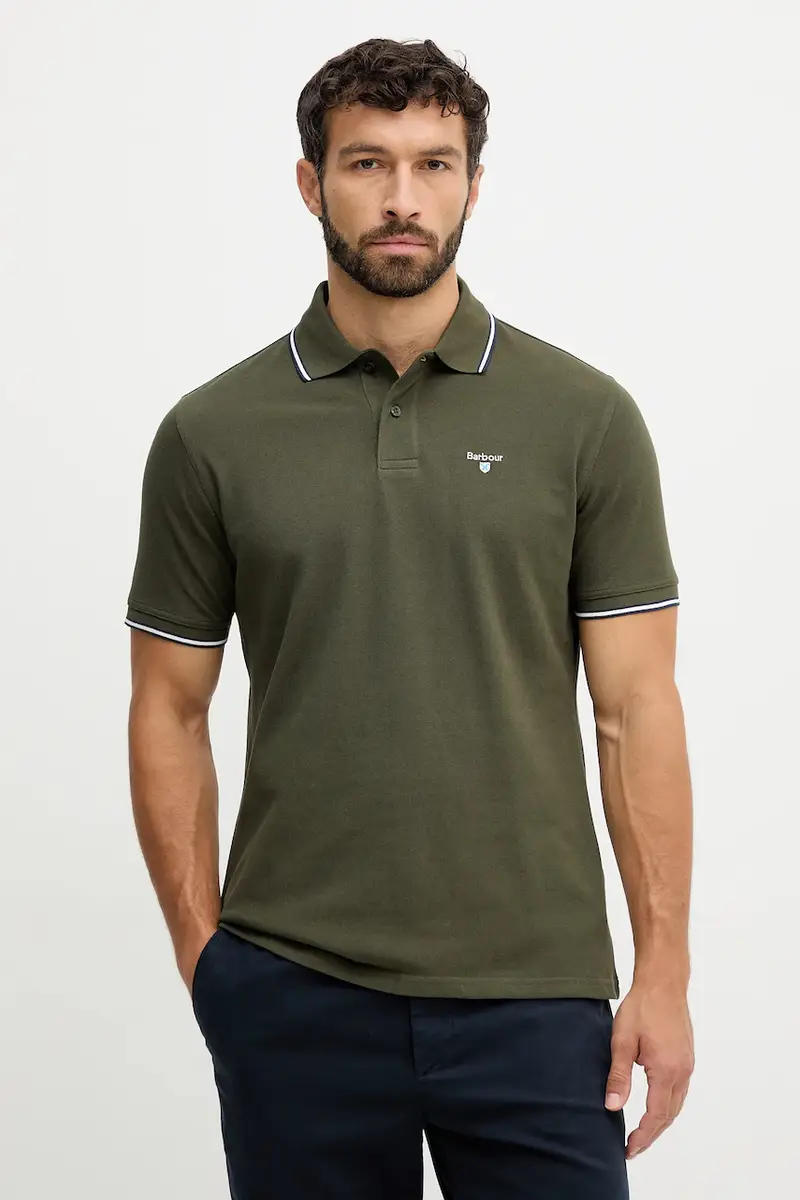 Barbour Polo Uomo Verde 3669683