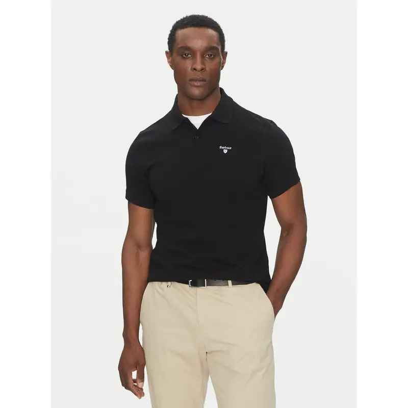 Barbour Polo Nero 4239319