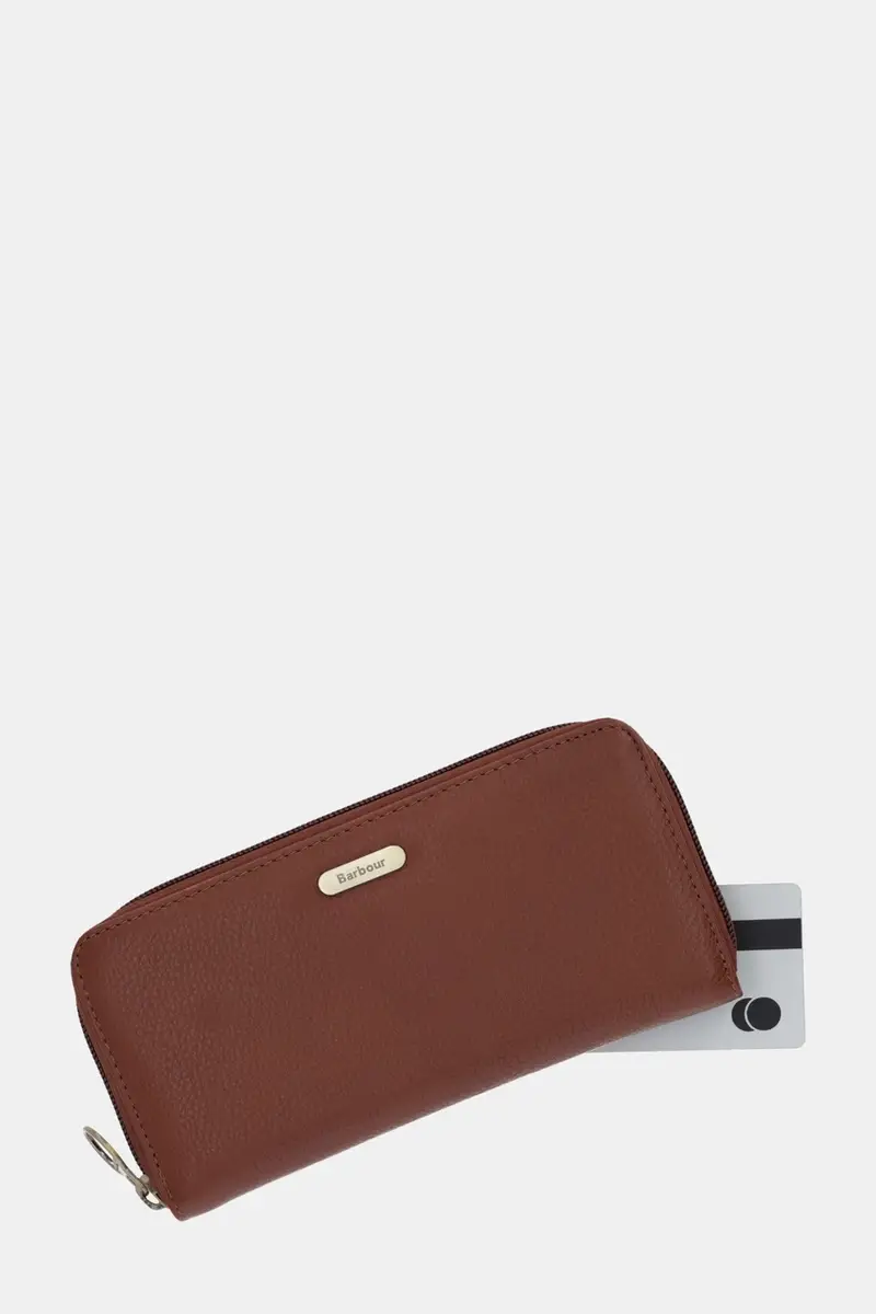 portafoglio in pelle donna colore marrone LLG0038 miniatura 4