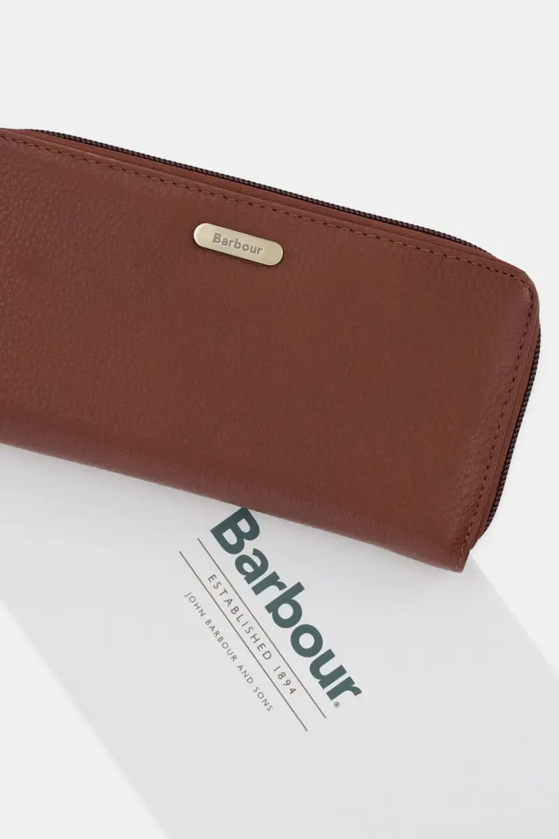 portafoglio in pelle donna colore marrone LLG0038 miniatura 5