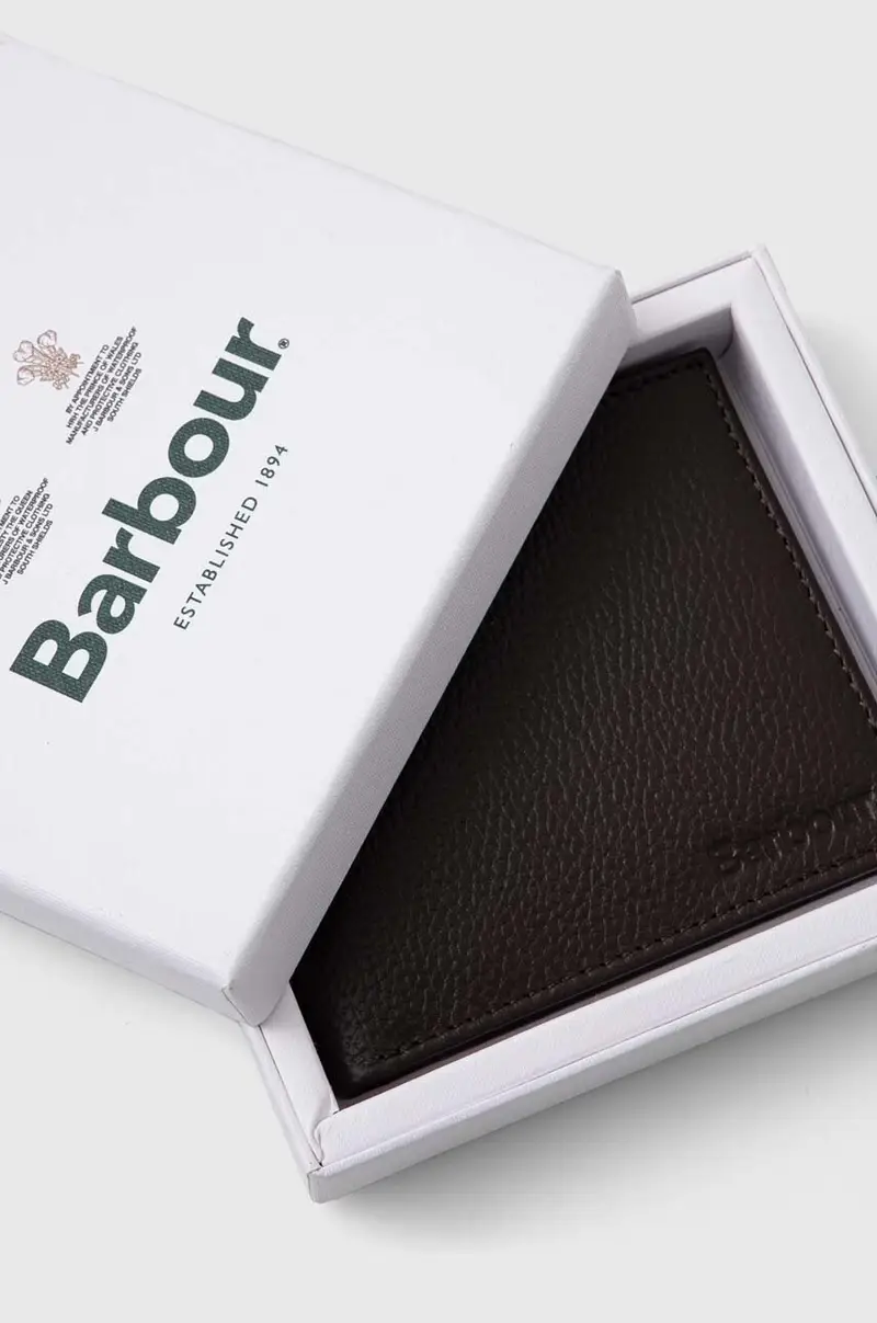 portafoglio in pelle uomo colore marrone miniatura 4