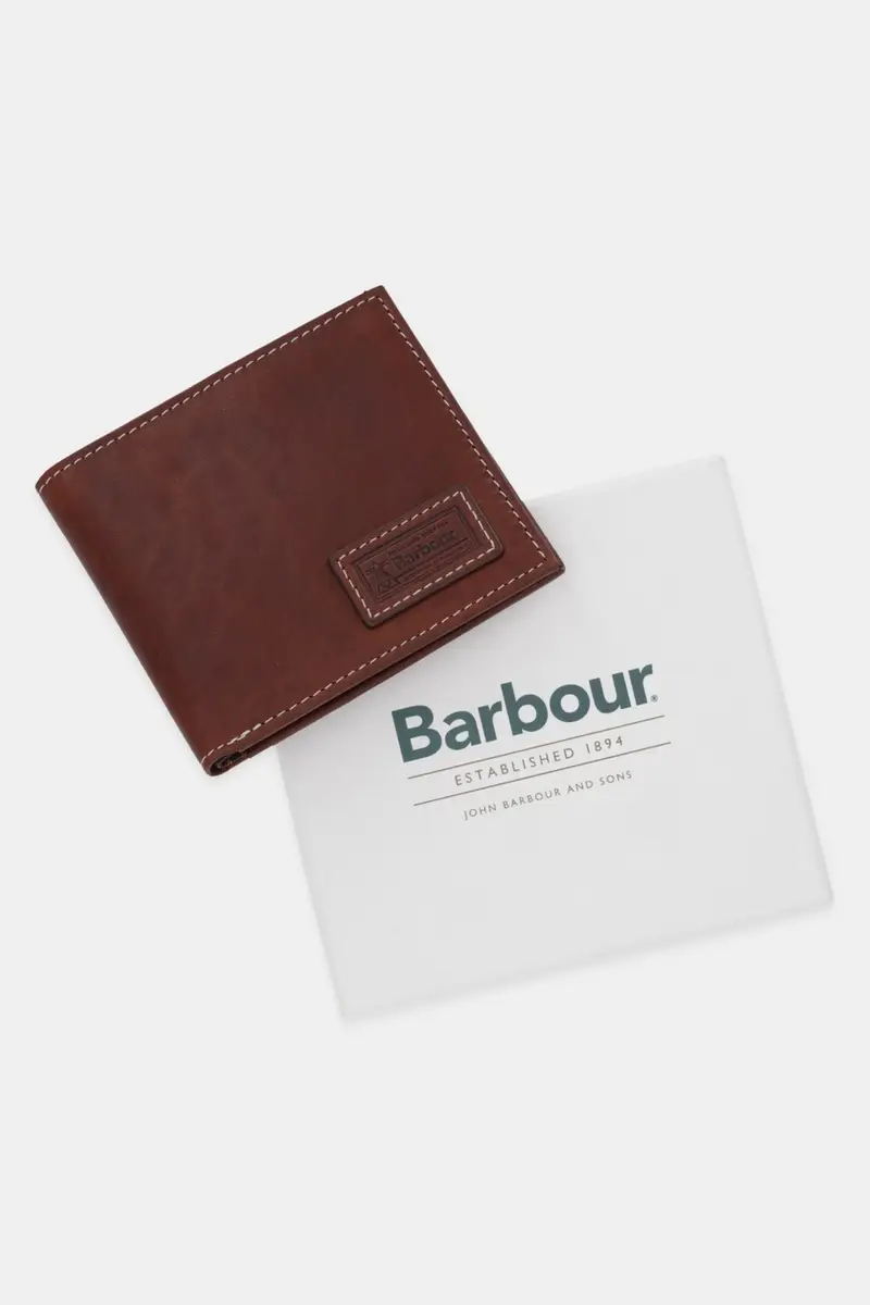 portafoglio in pelle uomo colore marrone MLG0074 miniatura 5