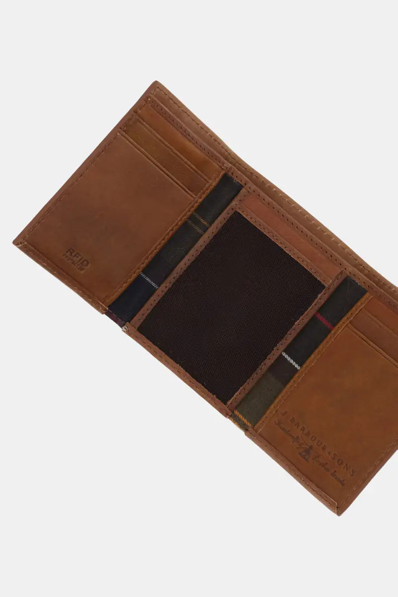 portafoglio in pelle uomo colore marrone MLG0076 miniatura 3