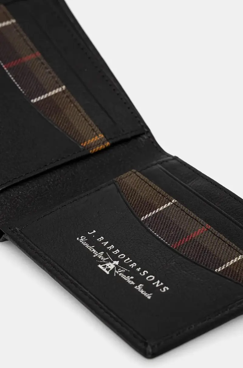 portafoglio in pelle uomo colore nero miniatura 2