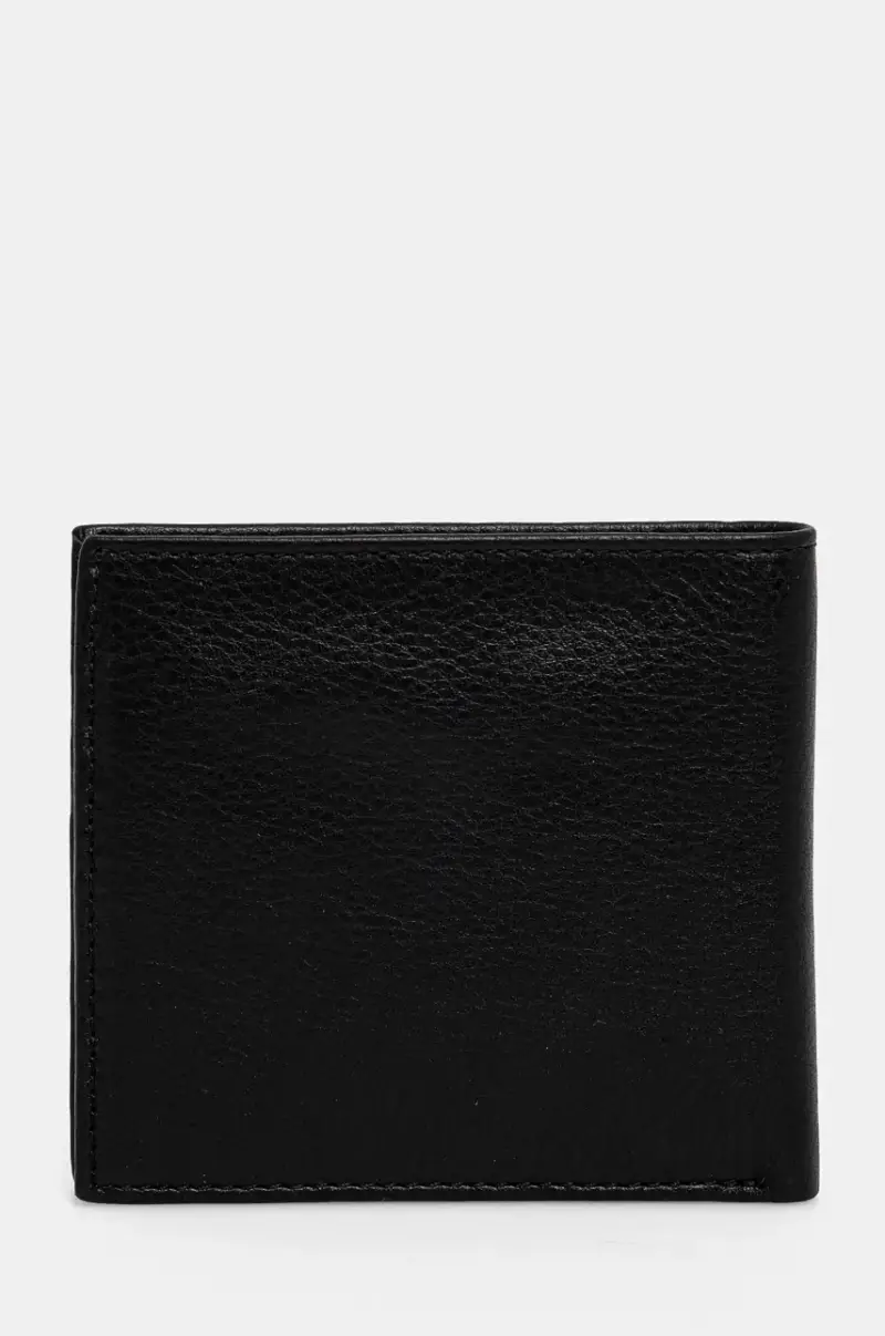 portafoglio in pelle uomo colore nero miniatura 3