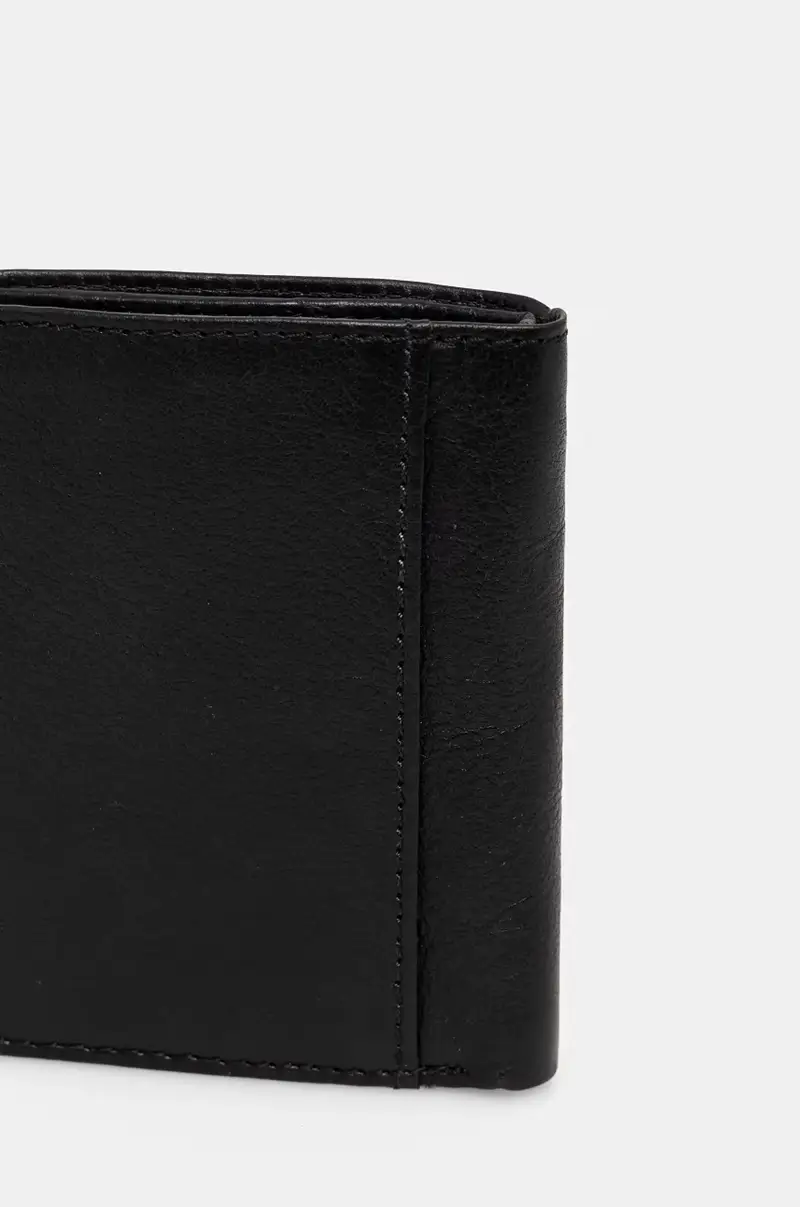 portafoglio in pelle uomo colore nero miniatura 2