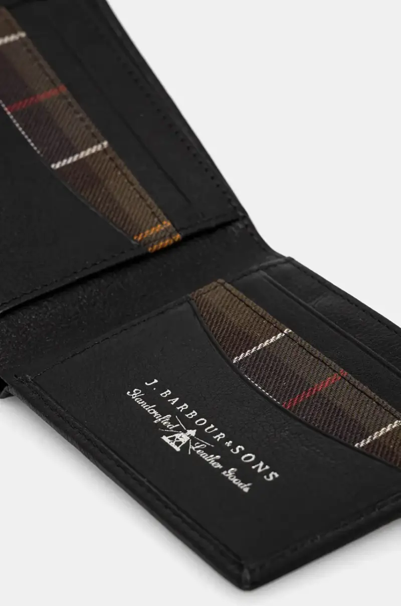 portafoglio in pelle uomo colore nero miniatura 2