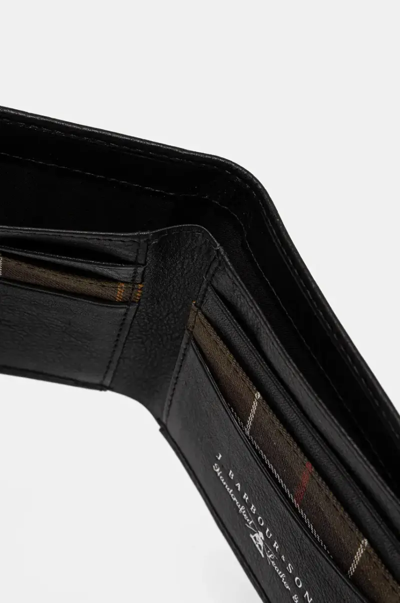 portafoglio in pelle uomo colore nero miniatura 4