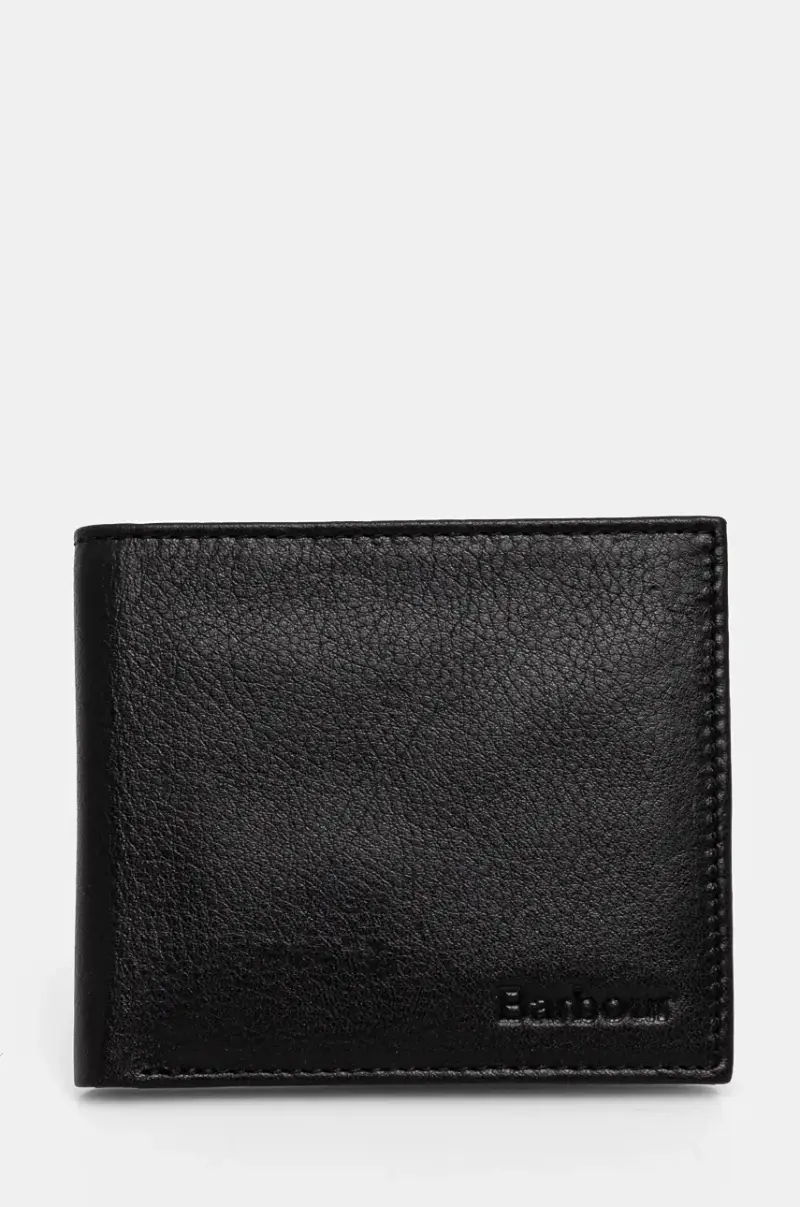 portafoglio in pelle uomo colore nero