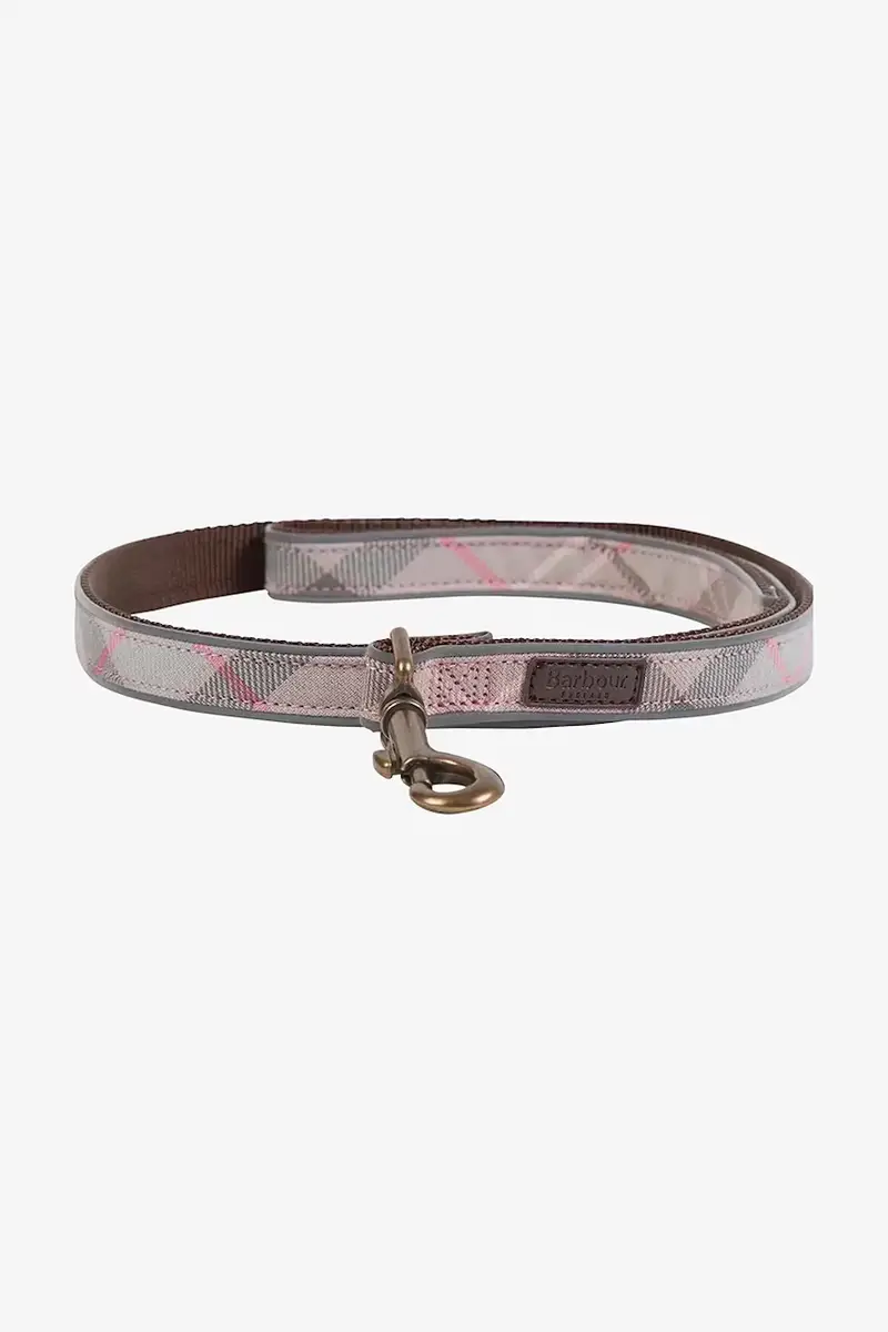 quinzaglio Reflective Tartan Dog 100 cm colore rosa