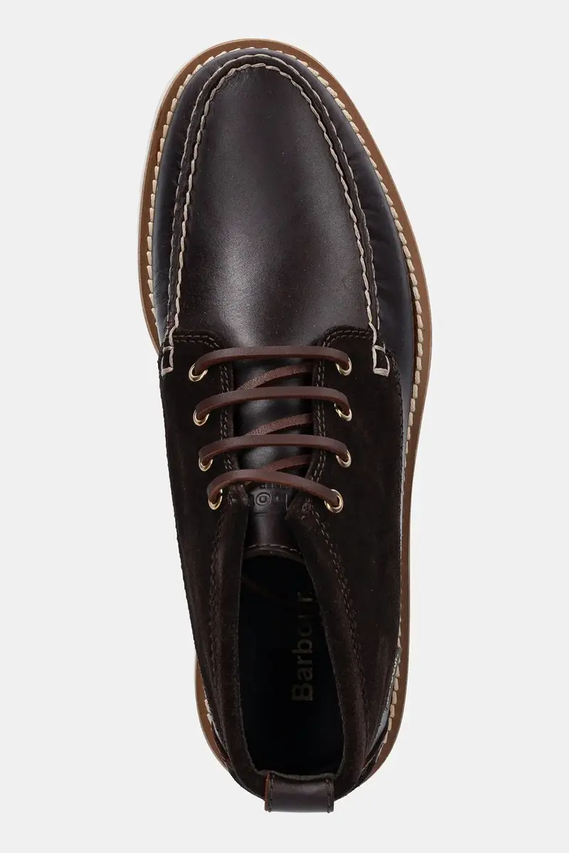 scarpe in pelle Hadston uomo colore marrone MFO0822BR35 miniatura 4