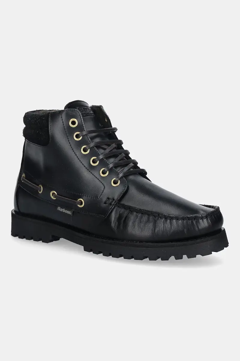 scarpe in pelle Tiller uomo colore nero MFO0799BK51