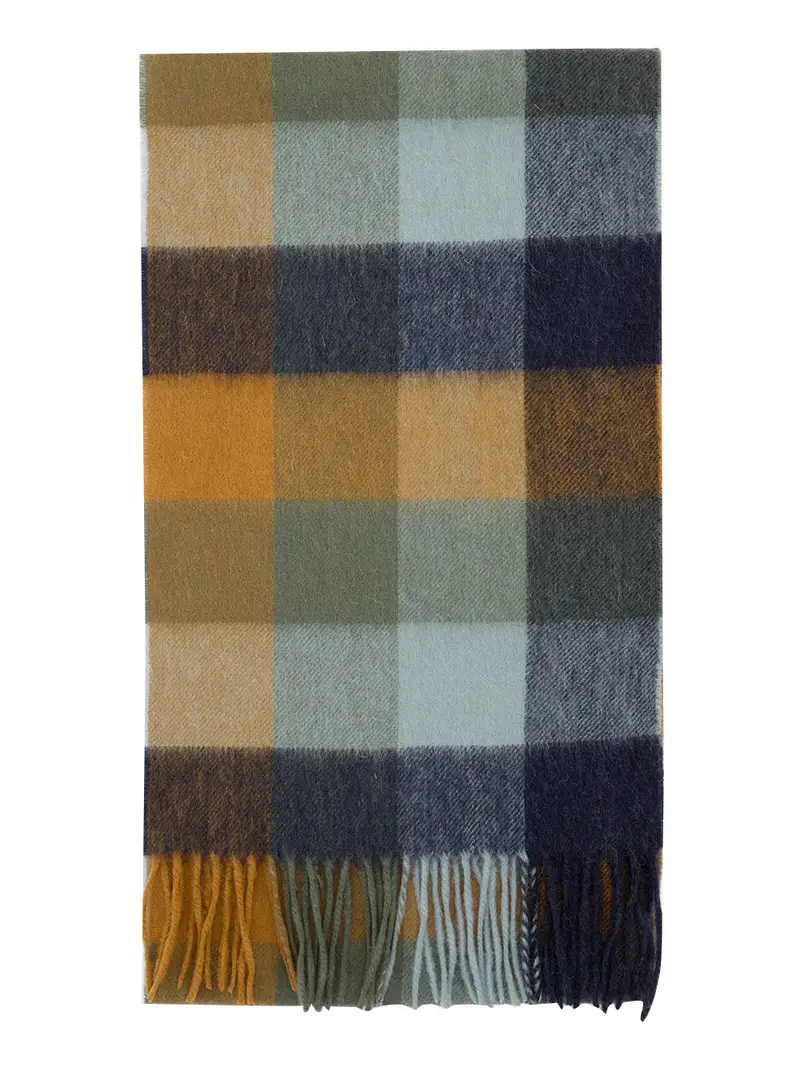 sciarpa barbour large tattersall unisex - multicolore