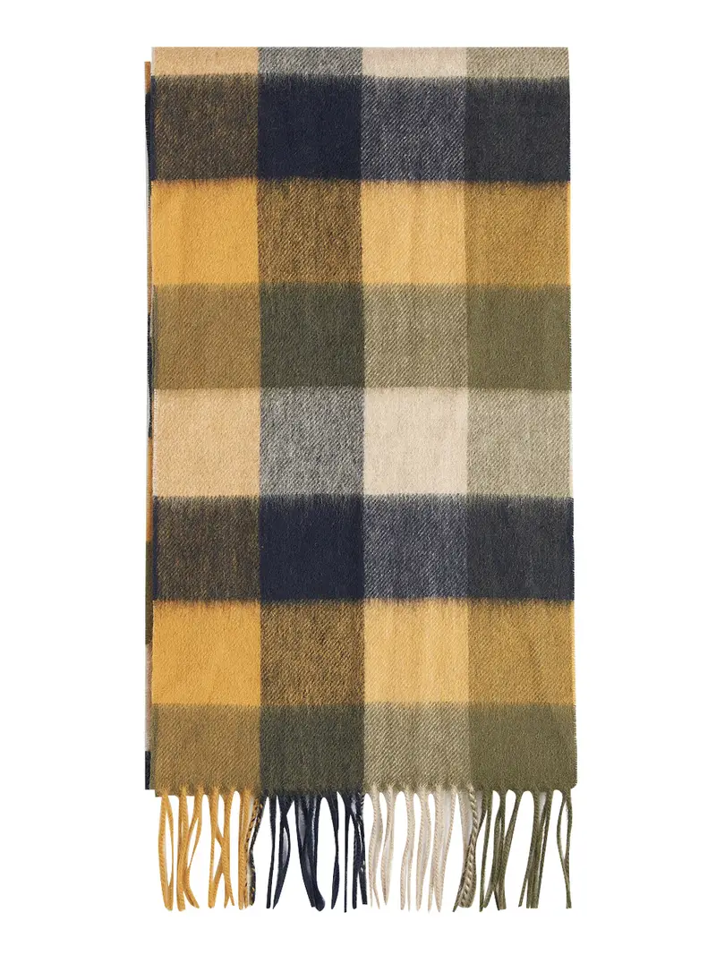 sciarpa barbour large tattersall unisex - multicolore