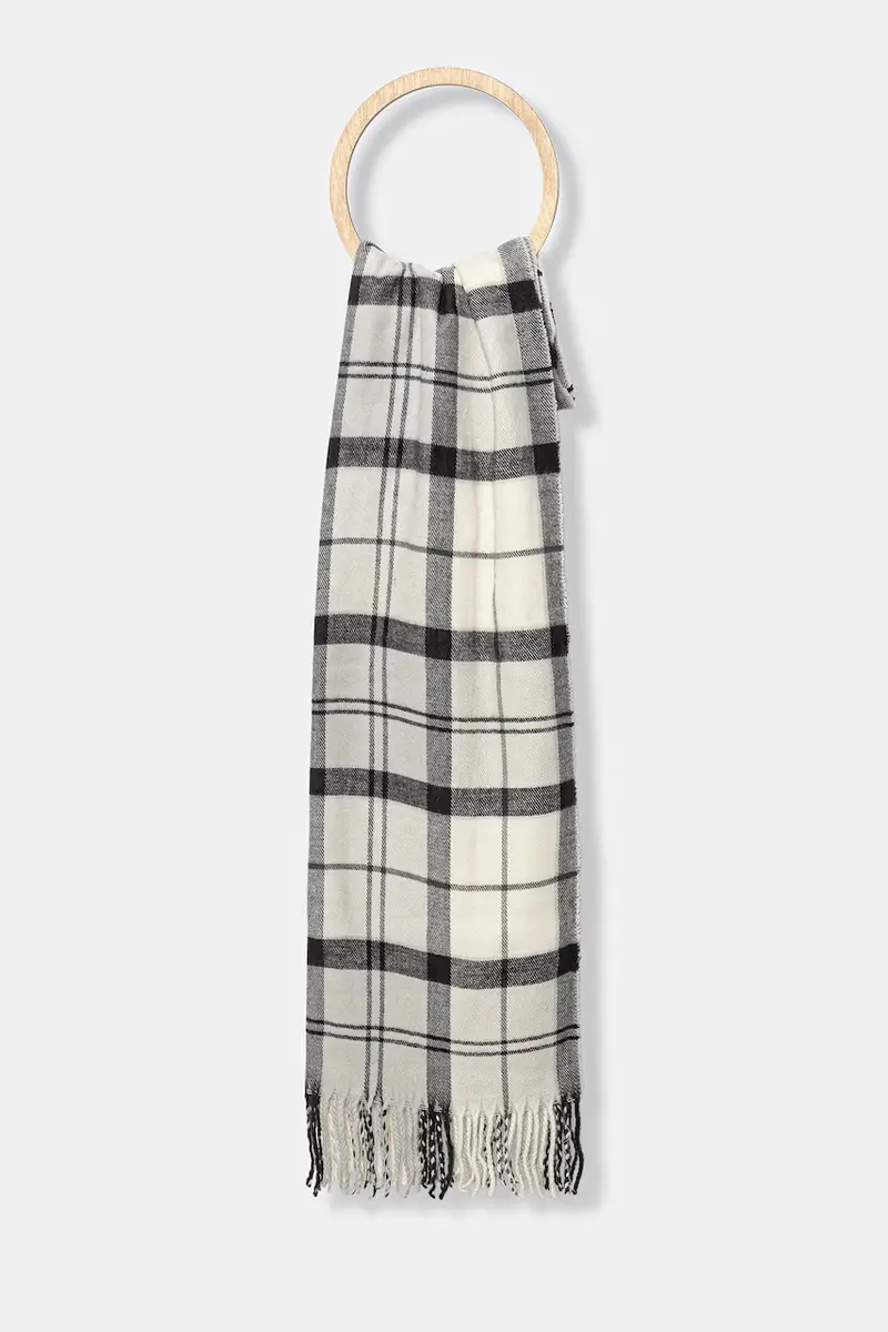 sciarpa e capello colore beige LGS0054 miniatura 2