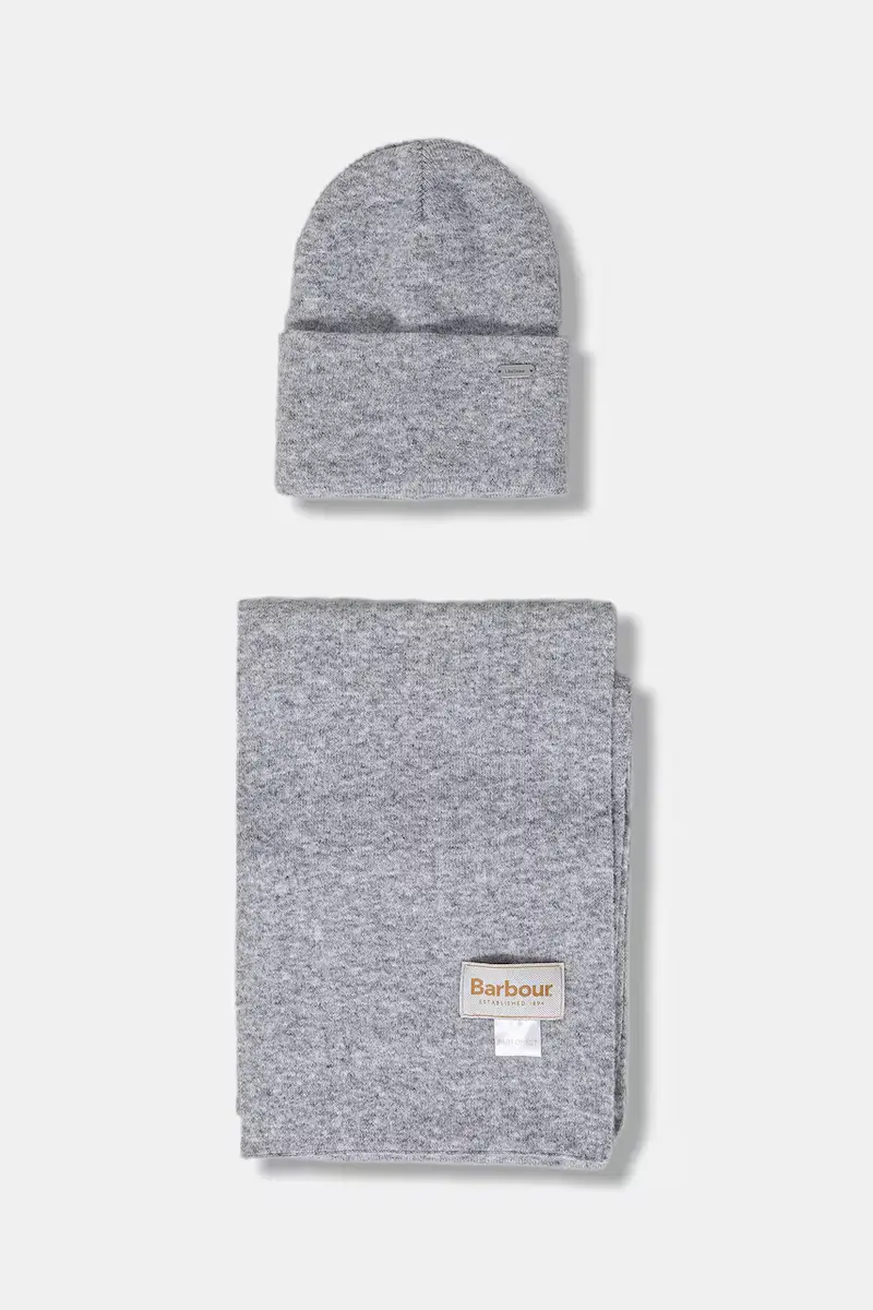 sciarpa e capello colore grigio LGS0097