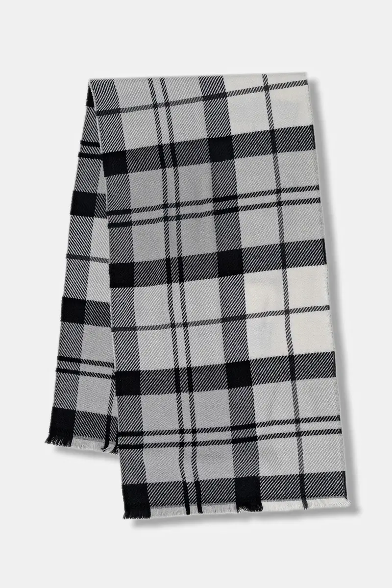 sciarpa e capello colore turchese LGS0094 Grigio miniatura 3