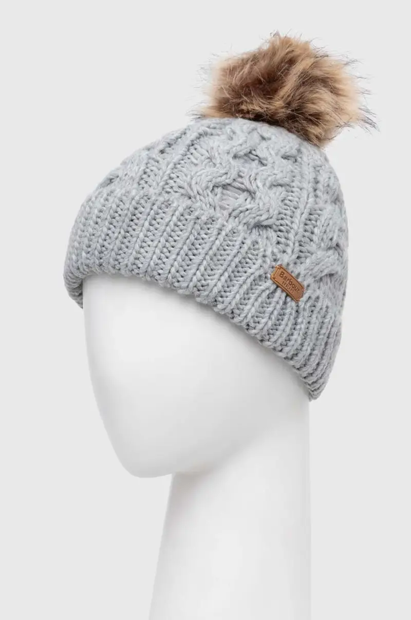 sciarpa e capello Grigio miniatura 4