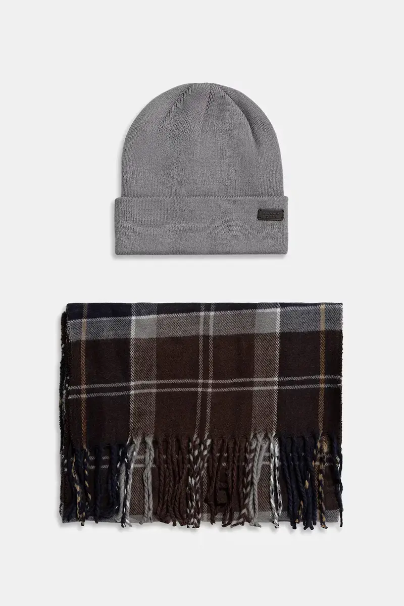 sciarpa e capello Swinton & Galingale colore verde MGS0079 Grigio