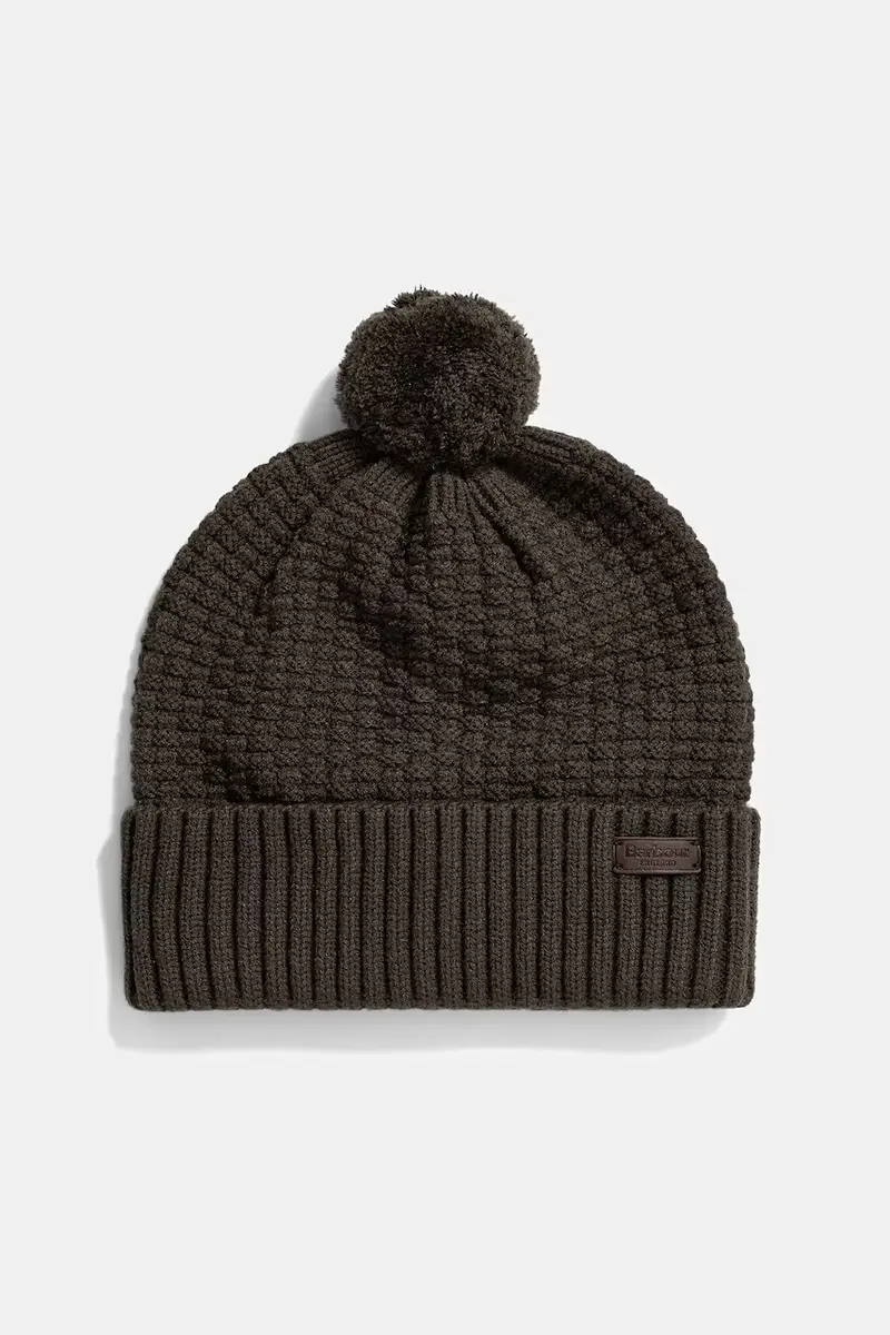 Barbour Sciarpa e Cappello Verde in Poliestere Riciclato miniatura 2