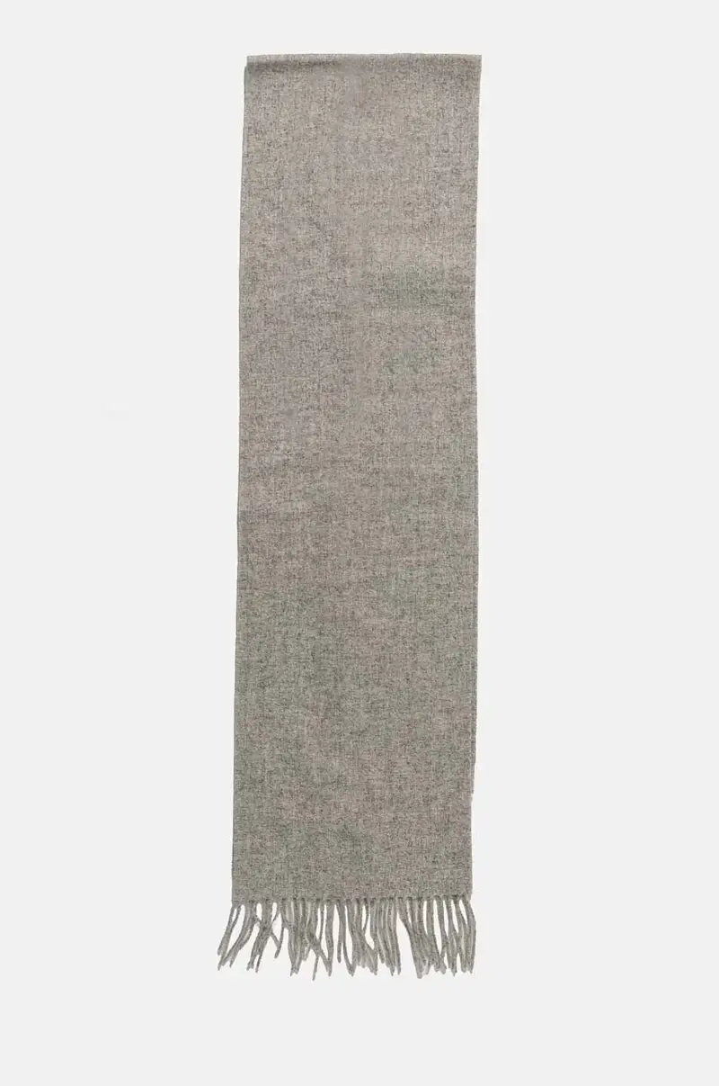 sciarpa in lana colore grigio LSC0133 miniatura 2